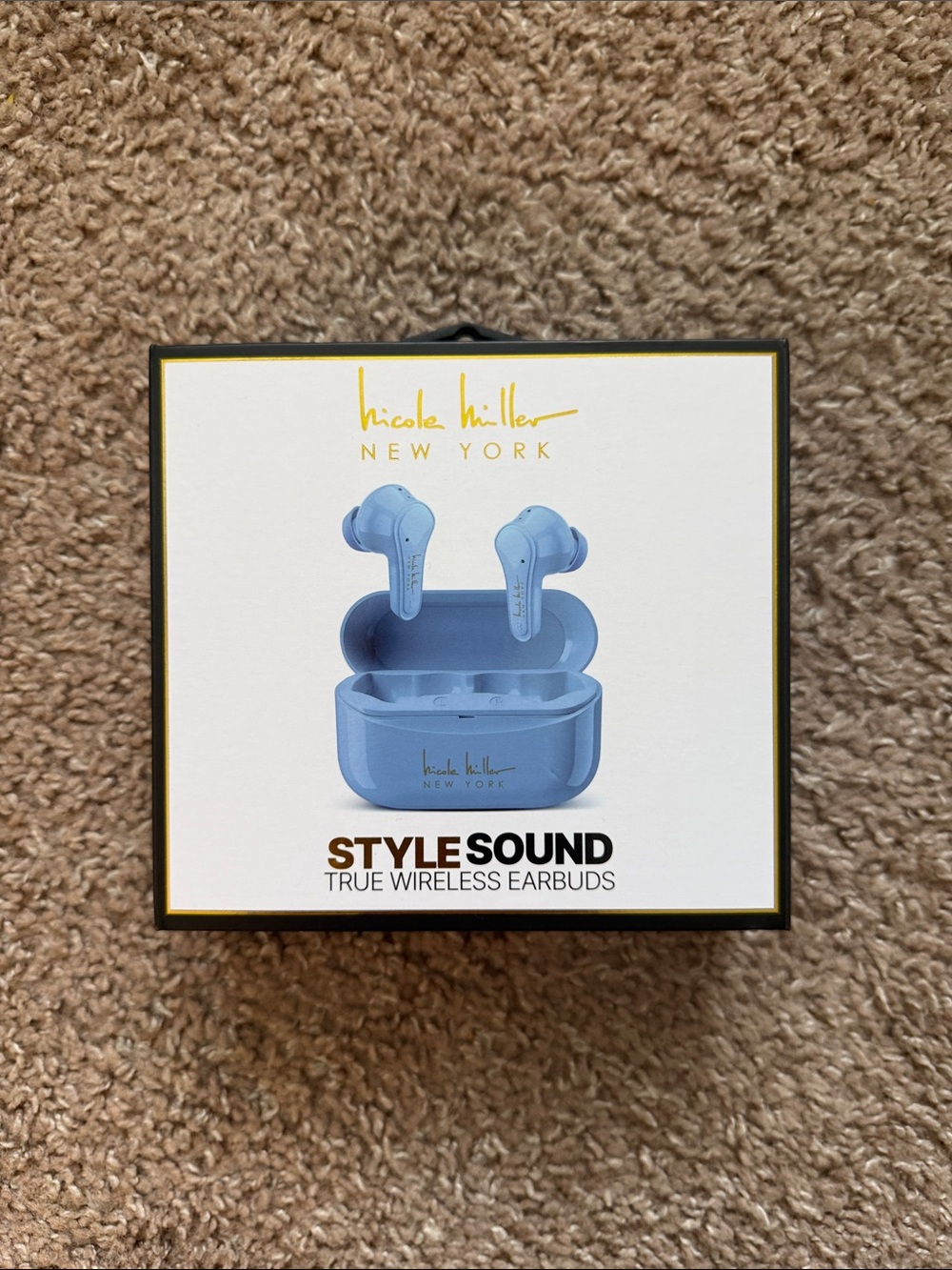 Nicole Miller StyleSound True Wireless Earbuds - Light Blue